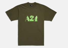 A24 Civil War Movie Logo Tee T-Shirt PUFFY PRINT Alex Garland Size XL Ne... - £71.66 GBP