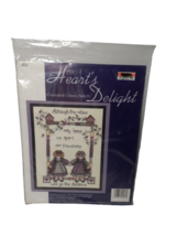 Sugarplum Express Hearts Delight Counted Cross Stitch Kit, Friendship, 8x10&quot; - £6.28 GBP