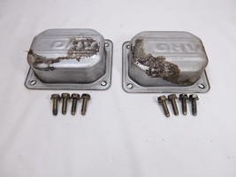 Used OEM John Deere LG499599 LG499600 Rocker Arm Covers B &amp; S 499599 499600 - $12.00