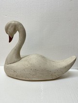 Vintage Wooden Swan/Duck  Farmhouse Large Decor 17” Long 13” Tall Rustic - £87.04 GBP