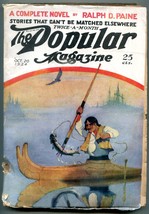 Popular Pulp Magazine October 20 1924- Ralph D Paine-Dane Coolridge - £34.70 GBP