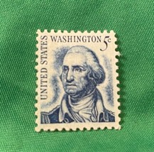 George Washington 5 Cent Blue United States Postage Stamp. Unused. - £13.78 GBP