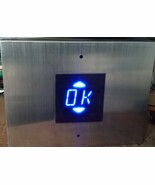 MH110-BBCX + Surface Mount  stainless steel , 1" Blue Displays +  Blue Arrows - $151.88