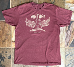 Vintage Music Fest Summer 68' - Red - Sanoma - L - Guitar Wings - $9.38