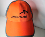 Arcelor Mittal Hat Orange Jogger Bicycle Adjustable One Size Steel Manuf... - £8.52 GBP
