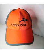 Arcelor Mittal Hat Orange Jogger Bicycle Adjustable One Size Steel Manuf... - £8.14 GBP