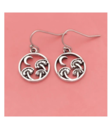 SALE! NWT Vintage Silver Mushroom and Moon Earrings - $12.00