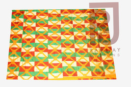Handwoven Kente Cloth Ashanti Kente Asante Ghana Kente African Fabric  6... - $185.00