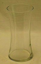 Tabletop Clear Glass Flared Vase Decorative Centerpiece Table Decor Medium - $29.69