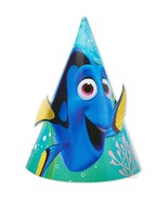 Finding Dory Nemo Party Favor Cone Hats Birthday Supplies 8 Per Package - £6.28 GBP