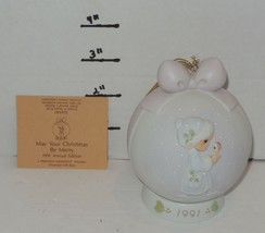 1991 Precious Moments #526940 &quot;May Your Christmas Be Merry&quot; Rare Enesco - £25.41 GBP