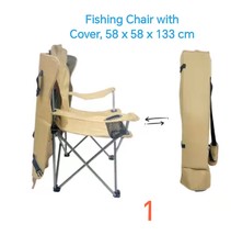 High Quality Fishing Chair with Cover - $238.21 CAD