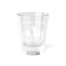 Personalized Clear Glass Shot Glass - 1.5oz - Sturdy Base for Outdoor Ad... - £16.50 GBP