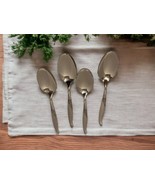 4 - Oneida Ltd LA ROSE - Teaspoons Wm A Rogers Premier Glossy Stainless ... - $19.87