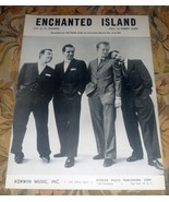 Four Lads Sheet Music - Enchanted Island (1958) - £13.97 GBP