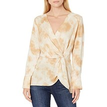 MSRP $99 Vince Camuto Womens Blouse Light Stone Size Small (Stain) - £13.47 GBP