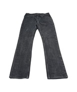 Free World Jeans Men&#39;s 31 Gray Denim 100% Cotton 5-Pockets Mid-Rise Stra... - £22.82 GBP