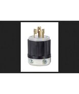 Leviton Locking Plug Nylon Indust. 20 Amp B/W Bx - $427.78 MXN