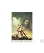 Burden Cross Crucifixion Christian  8 x 10 Art Print - $108.01 MXN