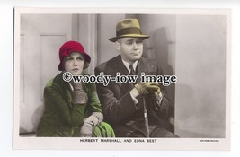 b4121 - Film Actress Edna Best &amp; Actor Herbert Marshall - Film Partner p... - $4.63 CAD