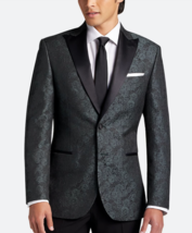 Egara Slim Fit Dinner Jacket - Green Floral  size:36R - £104.88 GBP