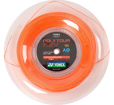 YONEX POLYTOUR REV 1.25mm 200m 16LGA Tennis String Bright Orange Reel PT... - £147.89 GBP