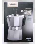 Used Primula Espresso Coffee Maker: 1 cup, Polished Aluminum, Stovetop - $19.53 CAD