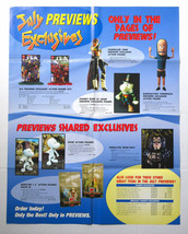 Old 1998 Toys POSTER:Beavis Butthead,JLA,Painkiller Jane,Bone,Babylon 5,Predator - $21.82