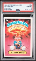 1985 Topps OS1 Garbage Pail Kids Series 1 Adam Bomb 8a Matte Card PSA 8 NM-M - £486.37 GBP