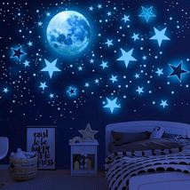 Glow in the Dark Stars for Ceiling, 1120PCS Airsnigi Glow in the Dark Wall Decal - £16.79 GBP