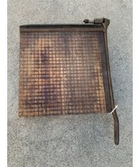 Vintage  INGENTO Cutting Board Paper Cutter No. 4  Cast Iron Handle - $120.50 CAD