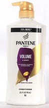 1 Bottle Pantene Pro-V 25.1 Oz Volume &amp; Body 72 Hour Fullness Conditioner - £19.65 GBP