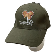 Mickey Mouse Rustic Sunrise Mountains Hat Dad Cap Olive Dark Green One S... - £11.79 GBP