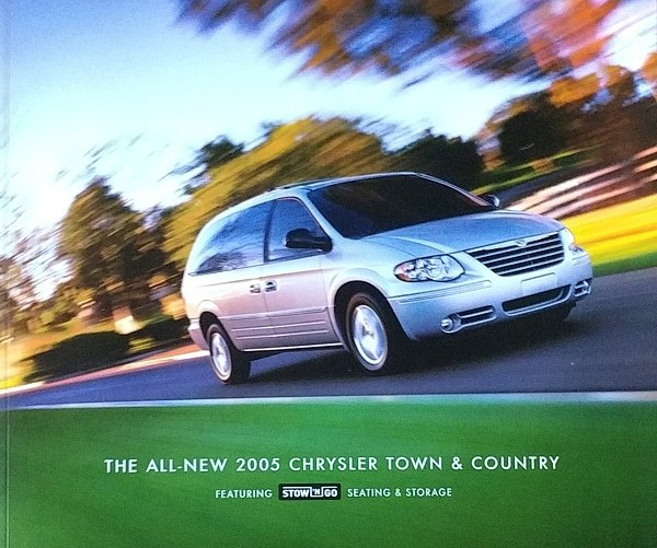 Primary image for 2005 Chrysler TOWN & COUNTRY sales brochure catalog 05 US LX HUGE