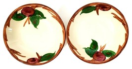 Franciscan Apple Ware Fruit Dessert Sauce Bowl 4.25&quot; Hand Decorated Set ... - $223.39 MXN