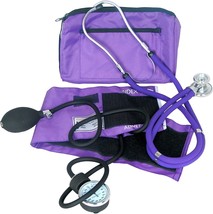 Dixie Ems Blood Pressure and Sprague Stethoscope Kit Purple - £22.03 GBP