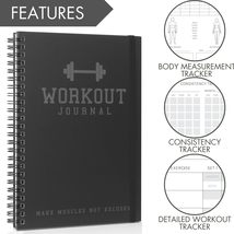 The Ultimate Fitness Journal for Tracking and Crushing Your Gym Goals - Detailed - £15.97 GBP