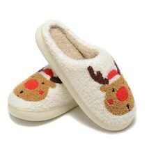 Jogyew Women Christmas Reindeer Holiday Slippers Red Size US 6-7B(M) - $174.52 MXN Jogyew Women Christmas Reindeer Holiday Slippers Red Size US 6-7B(M) - $174.52 MXN