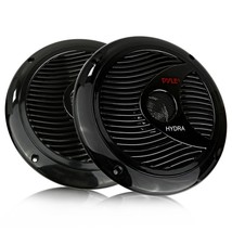 &quot;NEW Pyle PLMR60B Pair of 150W 6.5 Dual Cone Marine Waterproof Stereo Speakers&quot; - £29.01 GBP