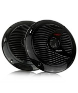 "NEW Pyle PLMR60B Pair of 150W 6.5 Dual Cone Marine Waterproof Stereo Speakers" - $36.90