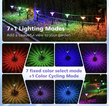 8pcs Solar Garden LED Light Outdoor Waterproof Landscape Lawn Pathway Lamps - £46.42 GBP