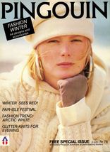 Misses Pinguoin #76 Winter Fashions Arans Glitter Sports Knit Patterns 32-44  - $16.99