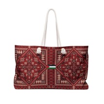 Palestinian Weekender Bag Tote Gaza Palestine Pattern Oversized Palestinian Flag - $71.63