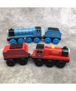 Thomas &amp; Friends Wooden &amp; Magnetic Trains- Gordon &amp; Tender + Mike &amp; Tender - £17.76 GBP