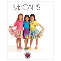 McCall&#39;s Patterns M5841 Children&#39;s/Girls&#39; Skirts and Appliques, Size CCE... - $8.90