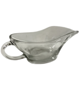 Anchor Hocking Gravy Boat 10 Ounce Clear Glass Vintage No 1028 Excellent - £8.75 GBP