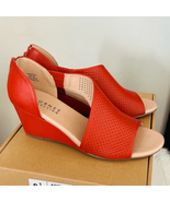 JOURNEE COLLECTION Aretha d&#39;Orsay Wedge Sandal, Vegan Leather Rust, 9.5,... - $80.69 CAD