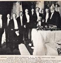 1910 Carnegie Alexander Graham Bell Early Telephone New York City Print ... - $473.67 MXN
