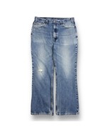 Vtg Levis 517 Jeans Boot Cut Denim Faded Blue Wash Distressed USA Measur... - £31.55 GBP