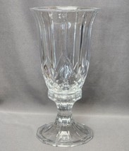 Vintage Towle Heavy Cut Crystal Hurricane Lamp Candle Holder 11.75&quot; - Tw... - $39.60
